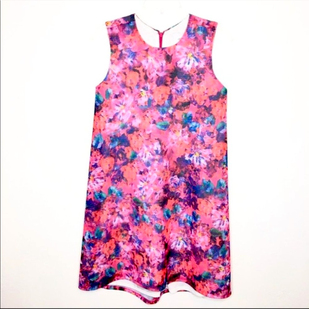 ASOS Maternity Floral Sleeveless Dress Sz 4  d778